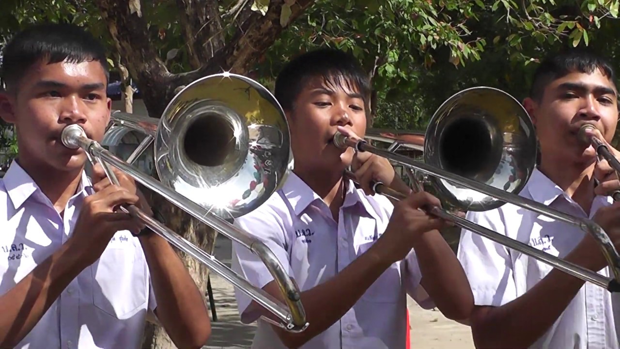 โชว์เพลงมาร์ชราชวัลลภ (Royal Guard March)เเสดงสดประเภทวงเครื่องลม งานเปิดบ้านวิชาการ 2563