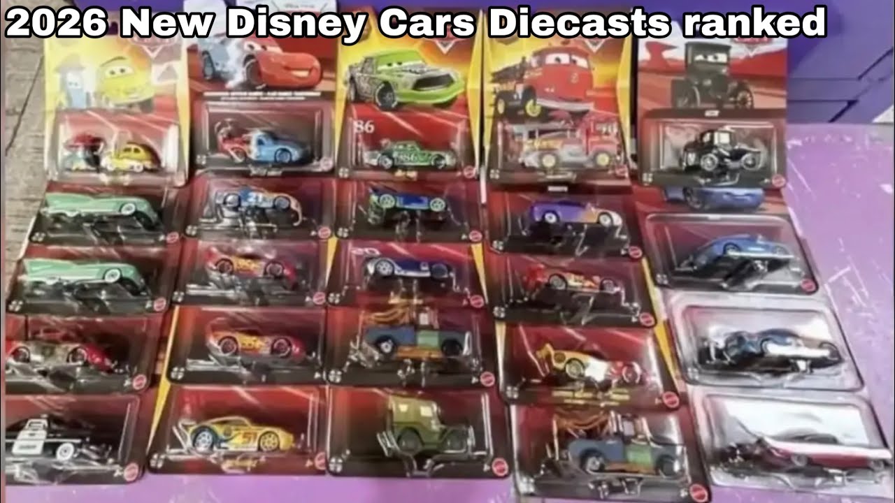 Рейтинг новых масштабных моделей автомобилей Disney Cars 2026 года (ПОСЛЕДНЕЕ ВИДЕО 2025 ГОДА!!)