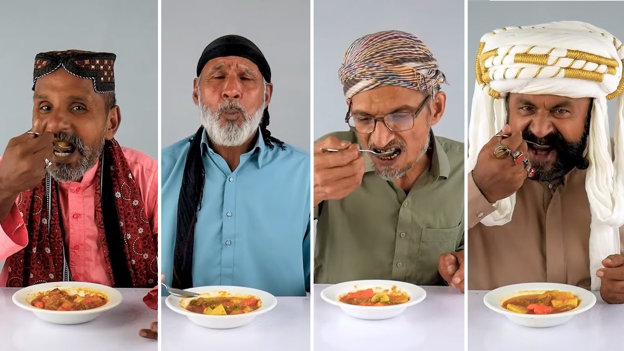 Tribal People Try Each Other's Beef Stew