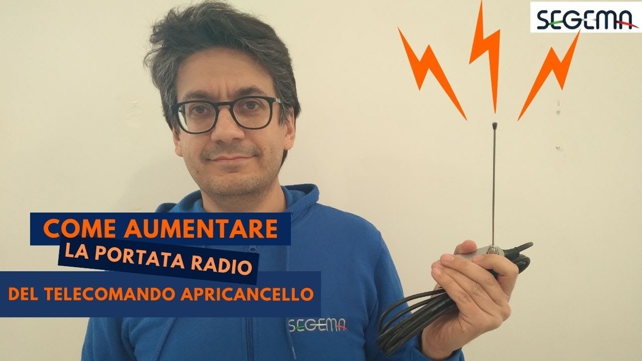 Come aumentare la portata radio del telecomando apricancello