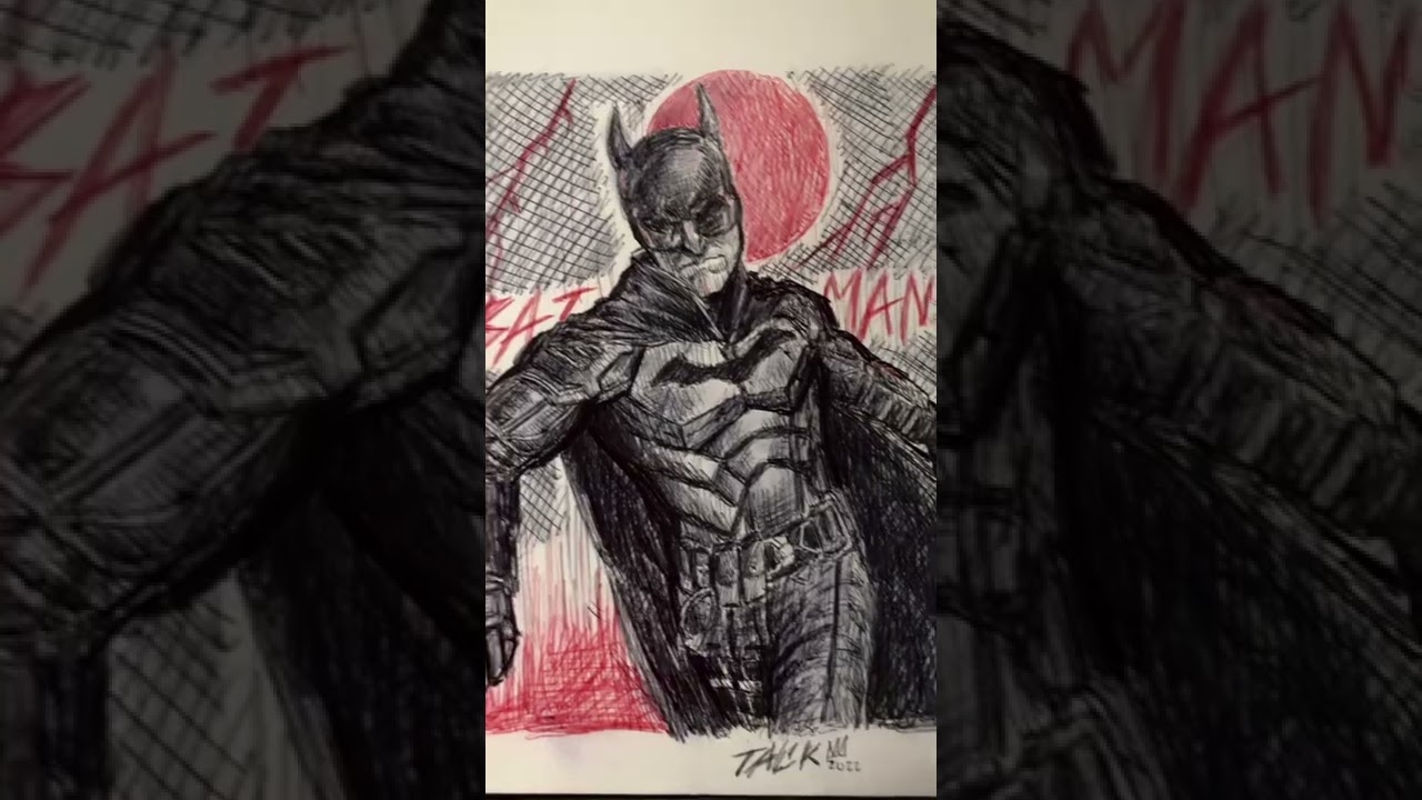 BATMAN PEN DRAWING🦇🦇 