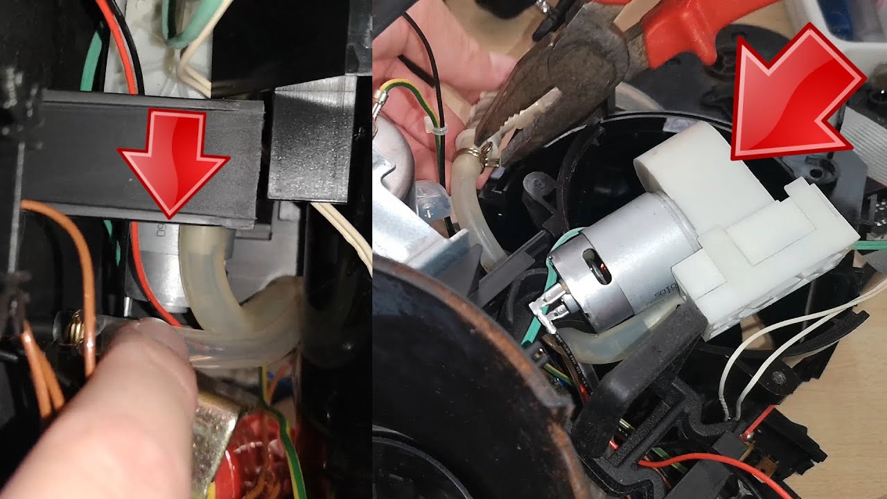 Compresseur d'air de cafetière: valeur résistance Ohms bobinage moteur tester, savoir si fonctionne