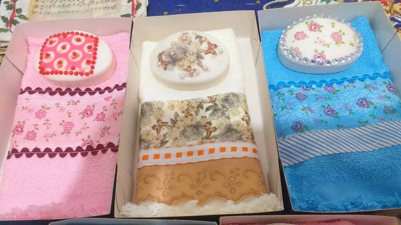 Faça e Venda Kit de Toalha e Sabonete! Técnica de Decoupage
