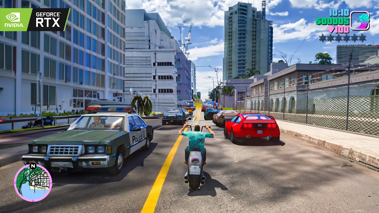 GTA Vice City Rage Classic Beta 4 - RTX 4090 & i9 14900k Gameplay