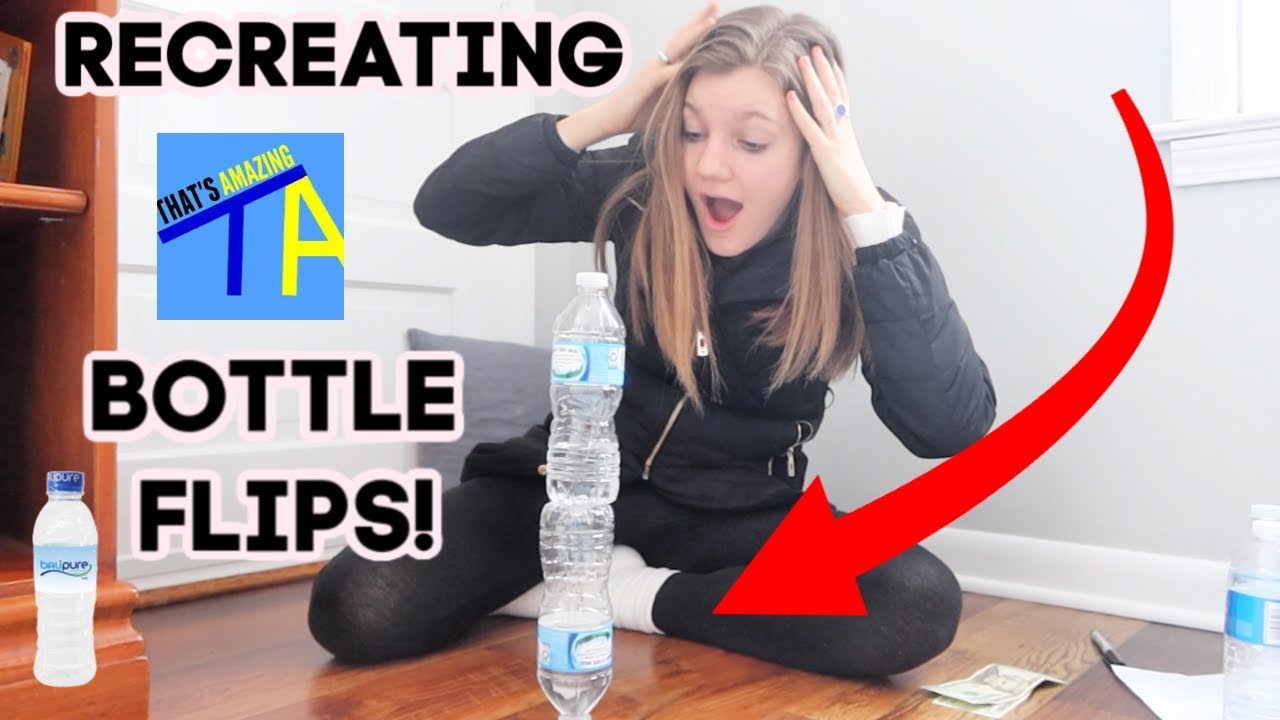 RECREATING THAT'S AMAZING'S BOTTLE FLIPS in 20 MINUTES! | Match Up