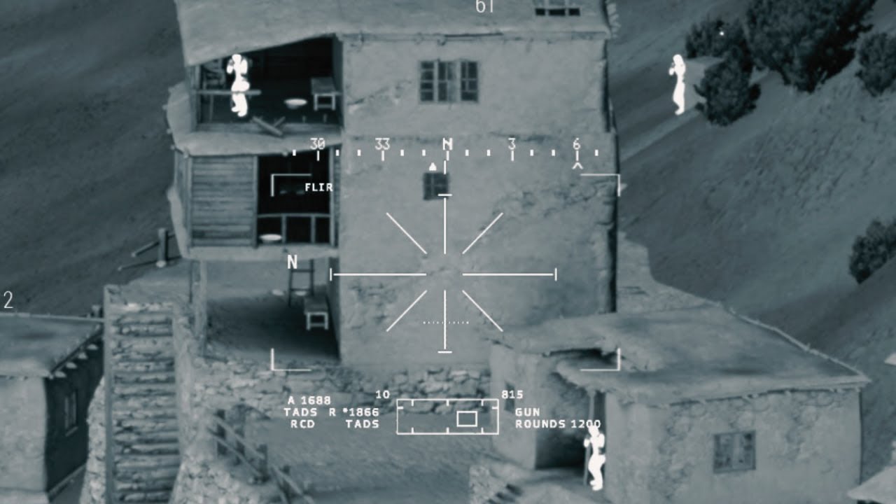 AH-64 Apache Helicopter Destroys Enemys HQ - MilSim
