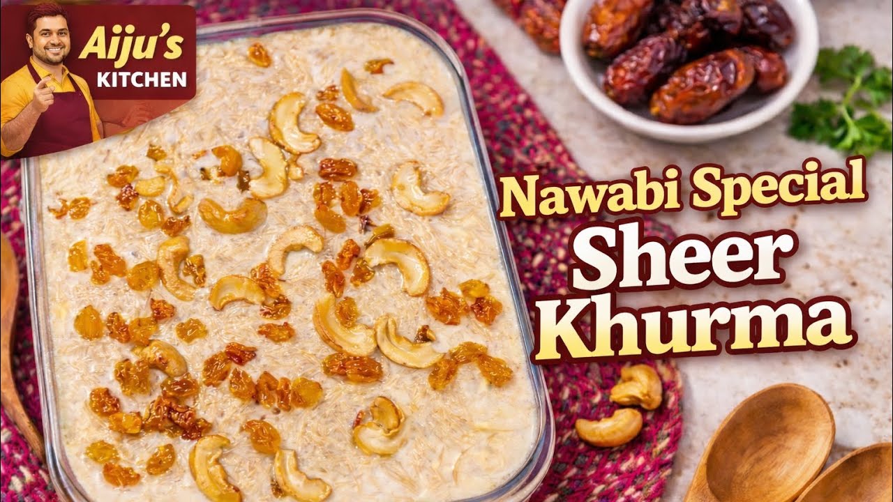 రాయల్ నవాబీ షీర్ ఖుర్మా | ఈజీ ఈద్ డెజర్ట్ in Telugu 