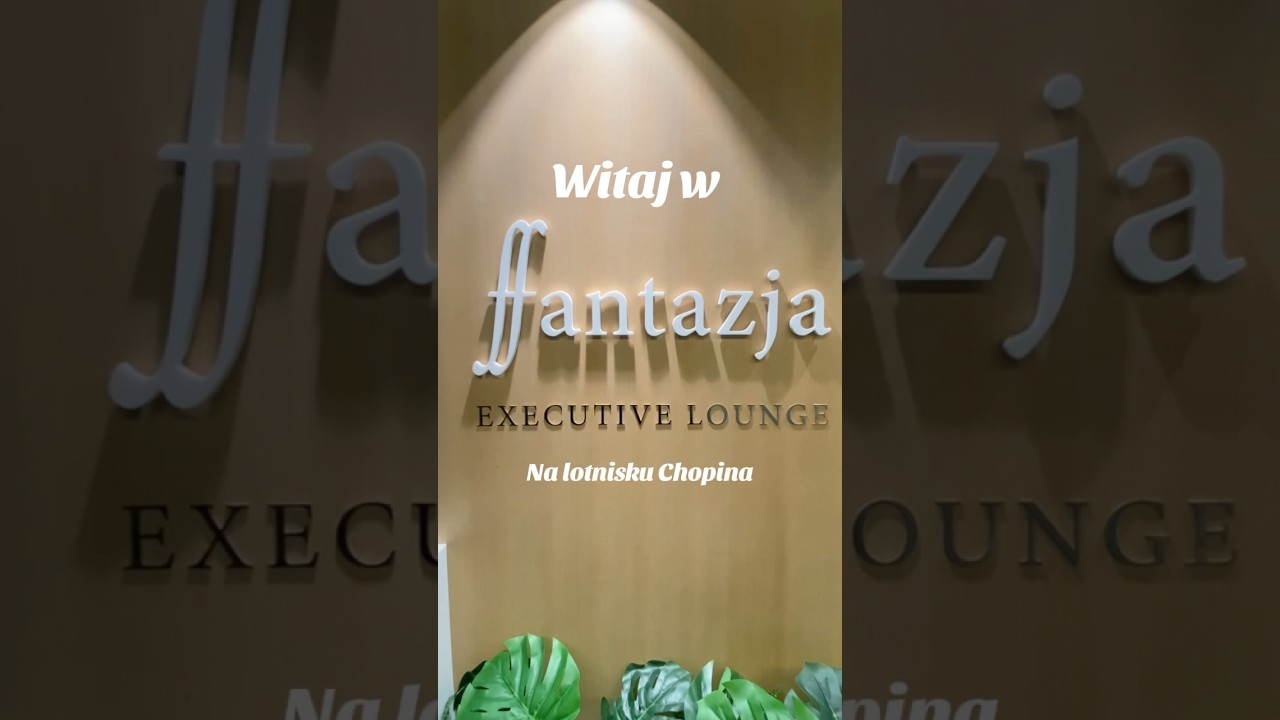 Odwiedź salon Executive Lounge Fantazja i zrelaksuj się przed podróżą 