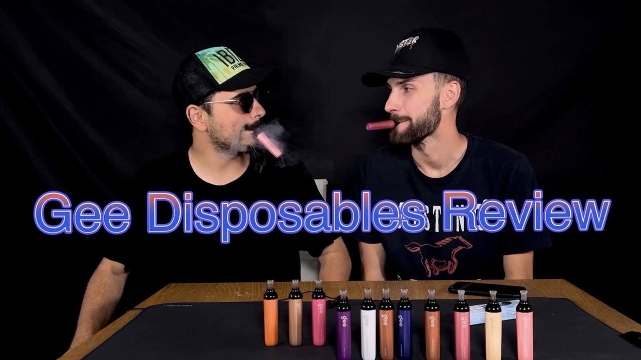 GEE DISPOSABLE VAPE - ALL FLAVOURS REVIEW (with SISIUVE)