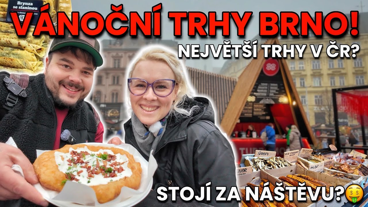 OCHUTNALI JSME BRNĚNSKÉ MEGA VÁNOČNÍ TRHY!🤩JAKÉ JSOU CENY A STOJÍ ZA TO JE NAVŠTÍVIT?🤔BRNO ŽIJE!🤠🎄