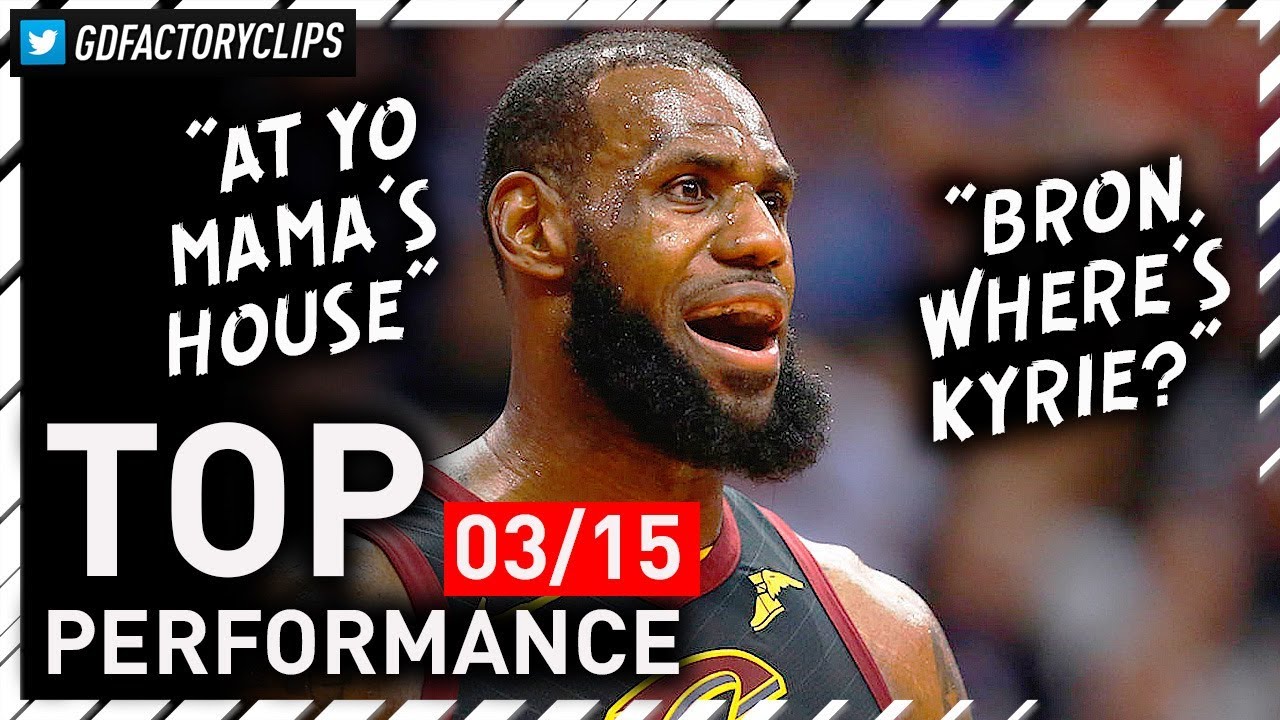 LeBron James SAVAGE Full Highlights vs Trail Blazers - 35 Pts, 14 Reb | 2018.03.15
