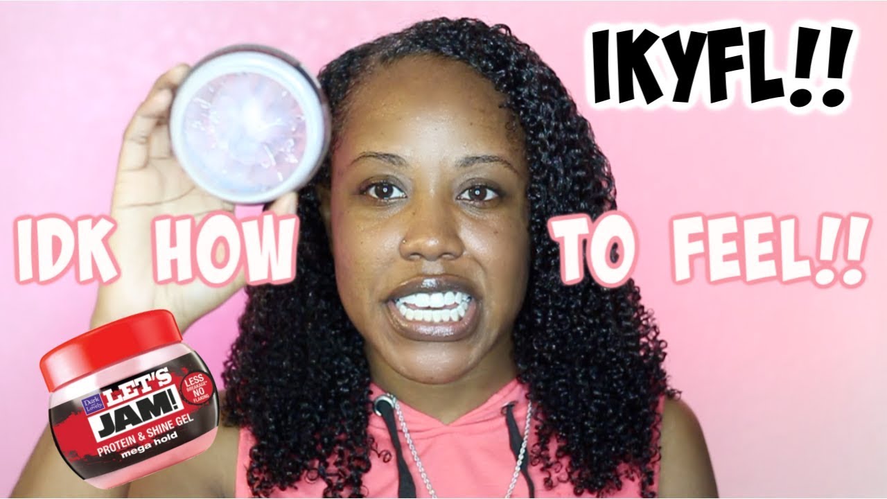 I DON'T KNOW ABOUT THIS WASH N GO! | LETS JAM MEGA HOLD PROTEIN GEL