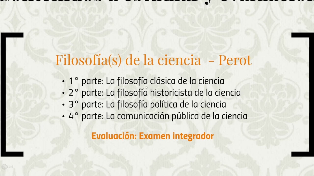 IPC UBA XXI Intensivo (Perot) - Contenidos a estudiar y evaluación