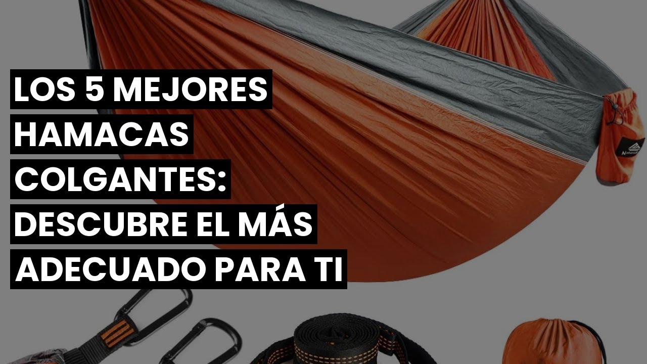 【HAMACAS COLGANTES】Los 5 mejores hamacas colgantes: descubre el más adecuado para ti ✓