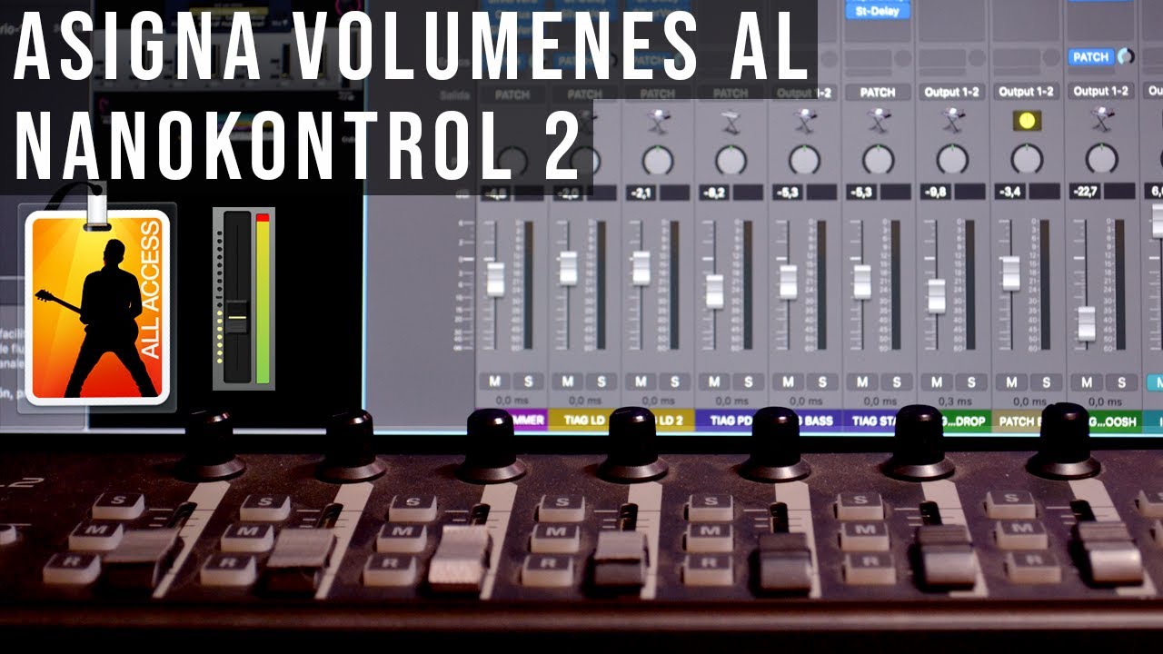 Controla sonidos o volumenes con el nanoKONTROL2 en MainStage | Tutorial