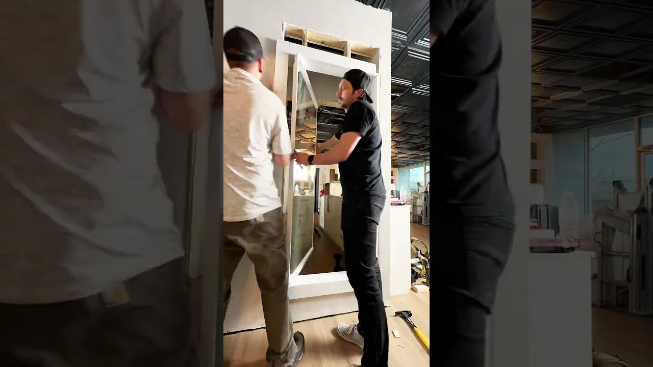 Have you ever seen a mirror that's also a secret door 😵 #mirror #mirrordoor