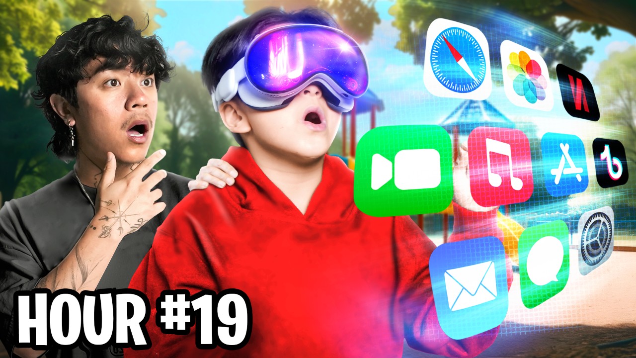Kids Try Apple Vision Pro LIFE HACKS!