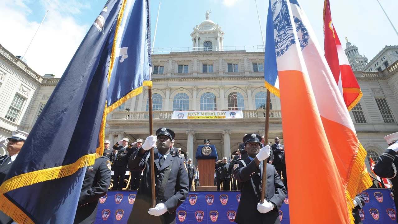146th FDNY Medal Day (2015), Fire Commissioner Daniel A. Nigro presides