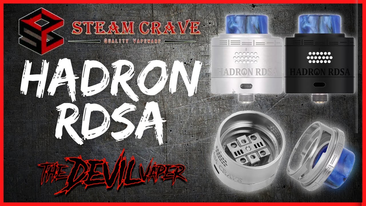STEAM CRAVE Hadron RDSA Review | 30mm - Series/Parallel - Dual Coil