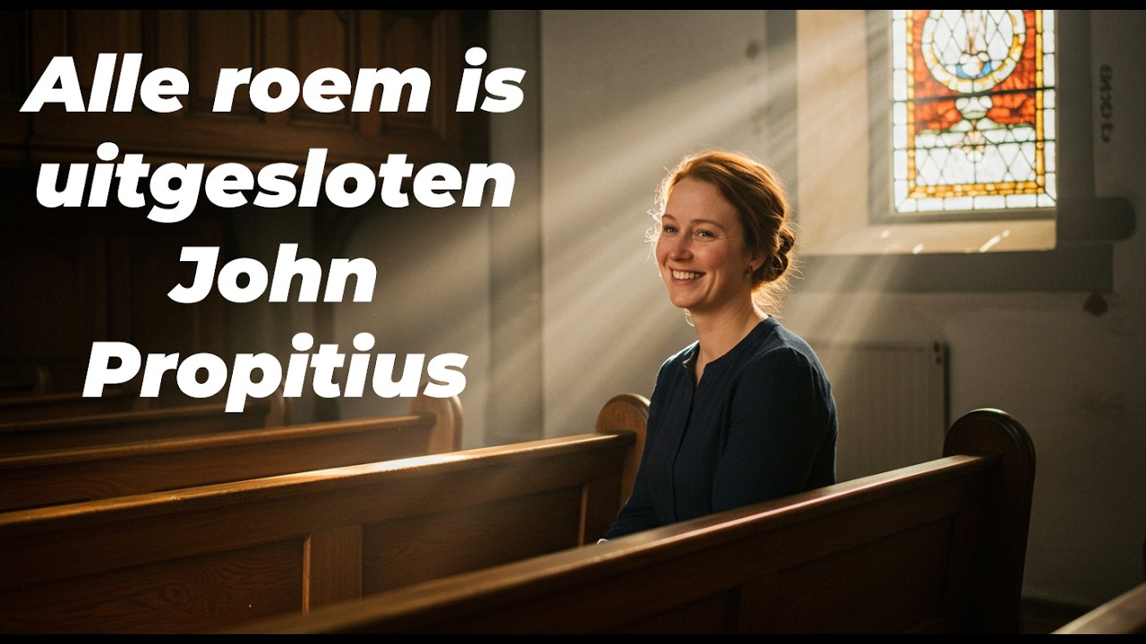 Alle roem is uitgesloten (John Propitius): Deze orgelbewerking raakt je tot in je ziel