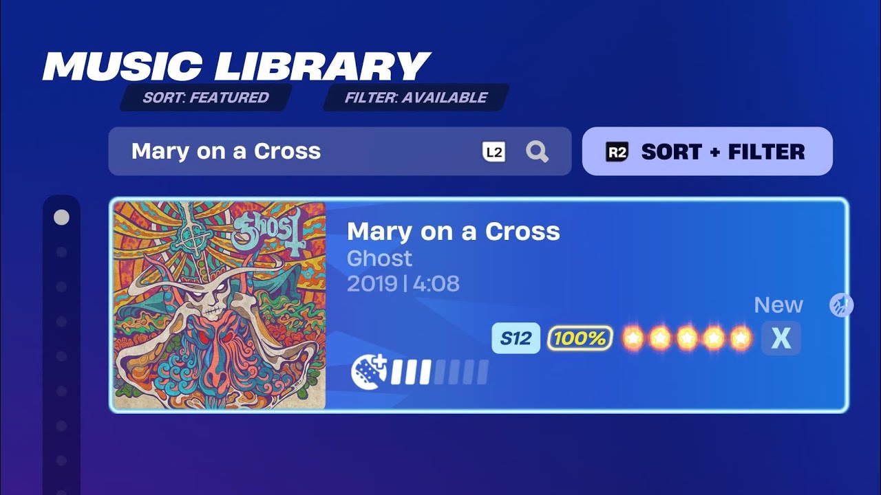 Mary on a Cross, Ghost - Fortnite Festival - Expert Pro Lead 100% FC - Lefty Flip