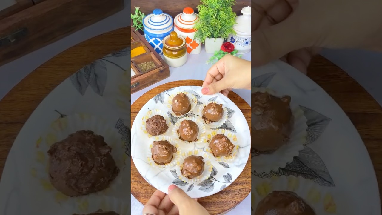 Homemade Ferrero Rocher😋 | Easy Ferrero Rocher Recipe🤩 #shorts #trending #ferrerorocher