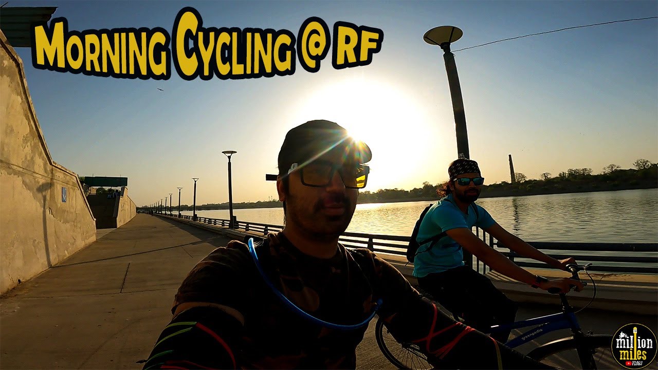 🌞Morning Walk Aur Cycling Krne Pahoch Gaye @ #Riverfront #ahmedabad #cinematic  #vlog