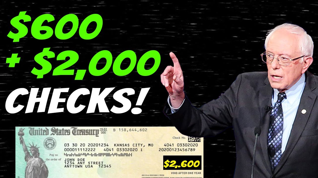 This MIGHT WORK! Second Stimulus Check Update & $2,000 Third Stimulus Check ($2,600)