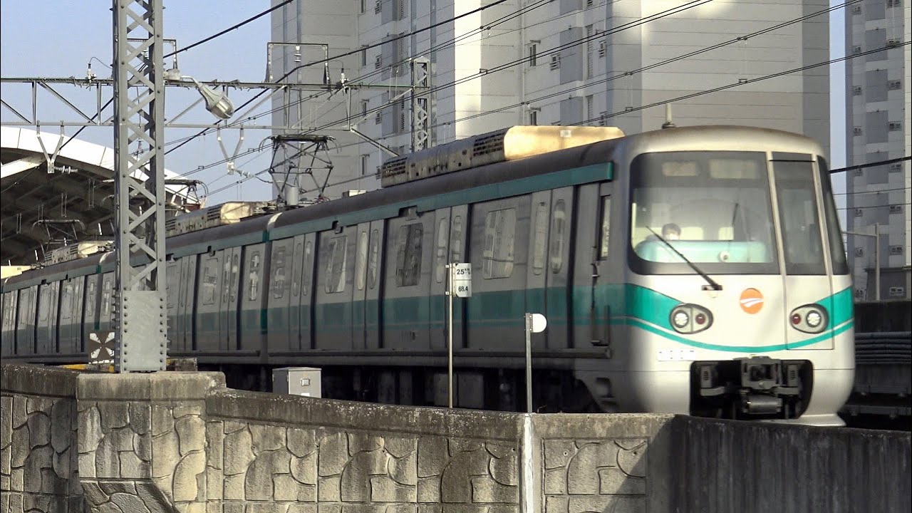 【4K】光州都市鉄道(光州地下鉄)1号線 1000系(ロテム製IGBT-VVVF)到着・発車・走行シーン集+乗車動画(走行音) 2023.1