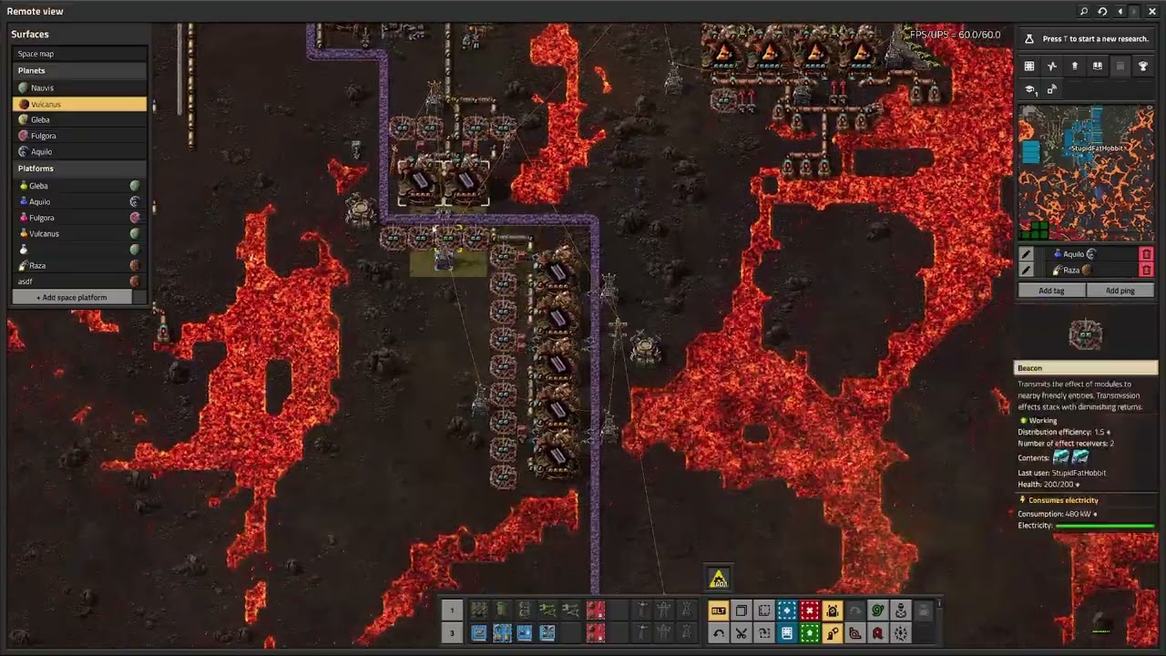 Factorio SA - Starter to Megabase Progression / 200h 2m spm In-Progress Recap