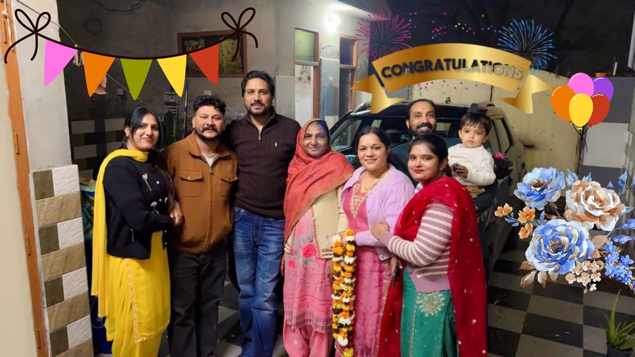 new car ki celebrations! 