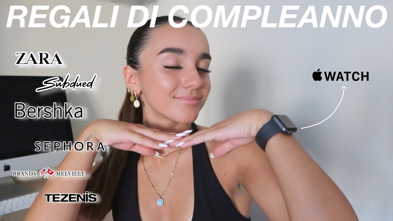 I MIEI REGALI DI COMPLEANNO 🦋 apple watch, sephora, subdued, bershka & more