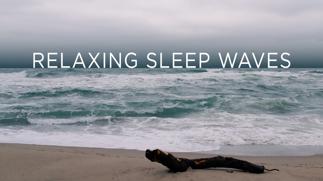 Relaxing Ocean Waves  White Noise for Deep Sleep 20 Minutes
