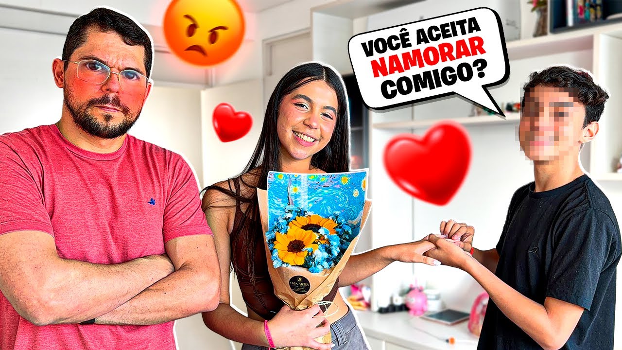 SARAH FOI PEDIDA EM NAMORO! * Será que o papai vai deixar?