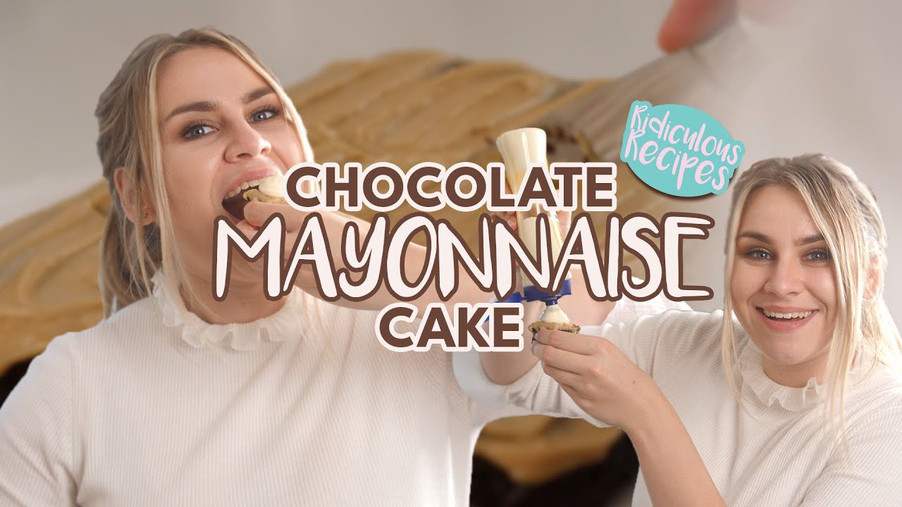 You HAVE To Try This Chocolate MAYONNAISE Cake | Ridiculous Recipes