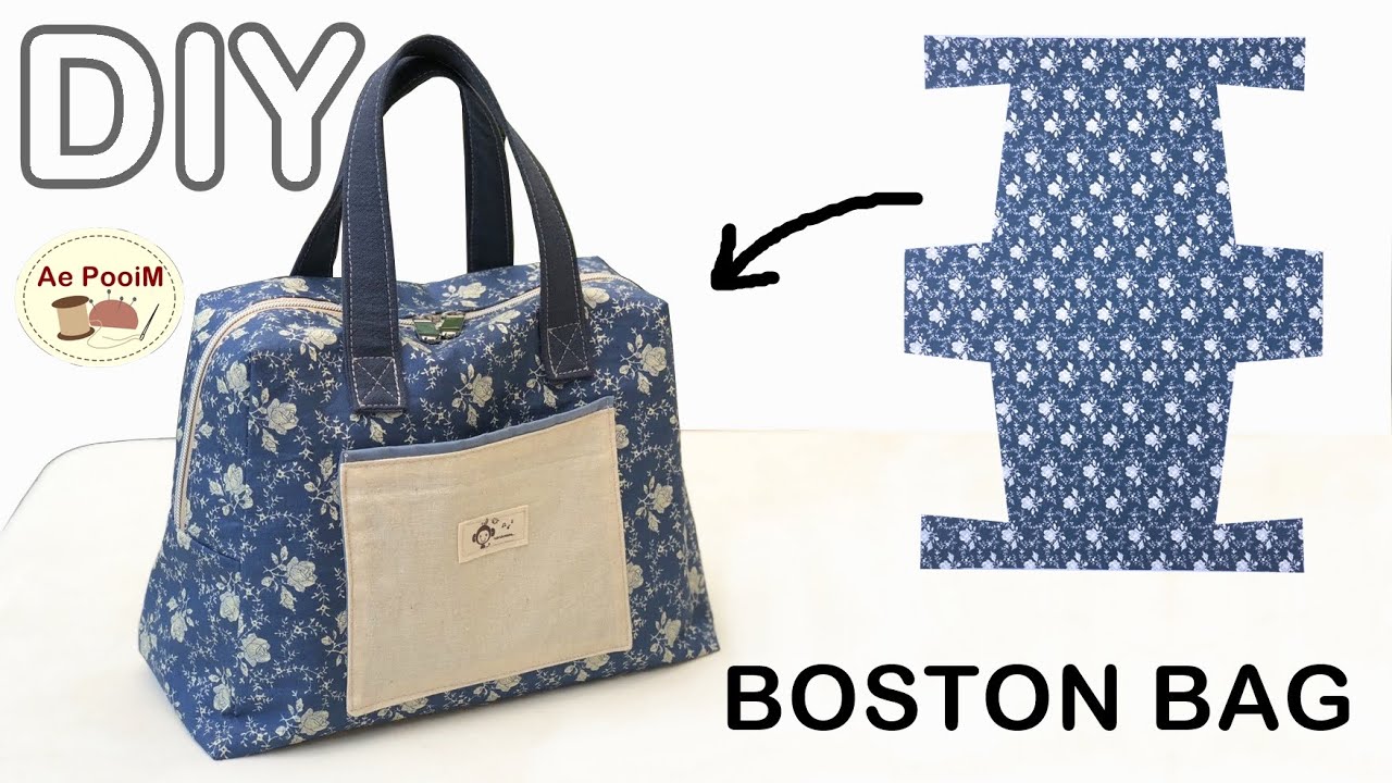 HOW TO MAKE BOSTON BAG, hand bag | วิธีการทำกระเป๋าทรงบอสตัน