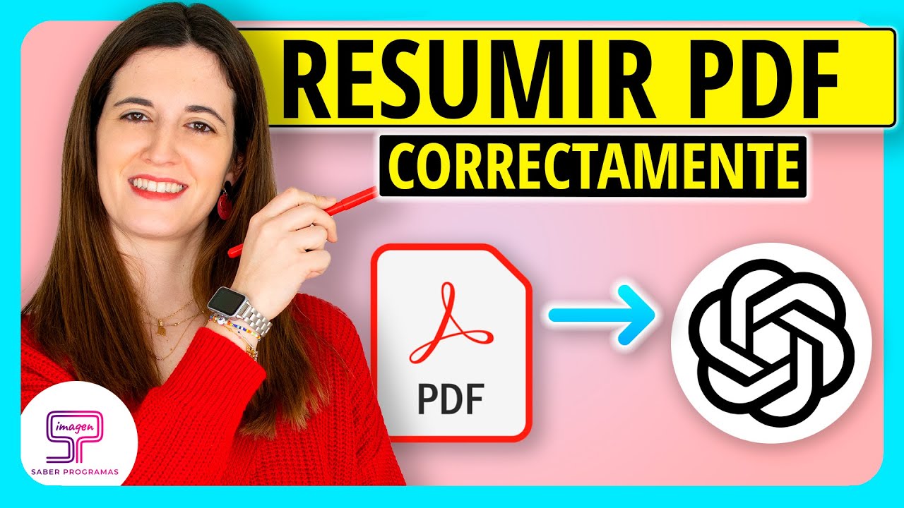 ✅ Cómo RESUMIR PDF en ChatGPT