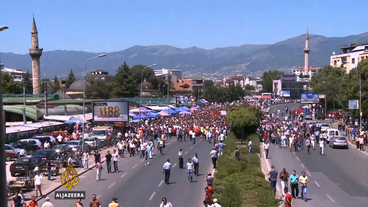Šestoro privedenih demonstranata u Skoplju