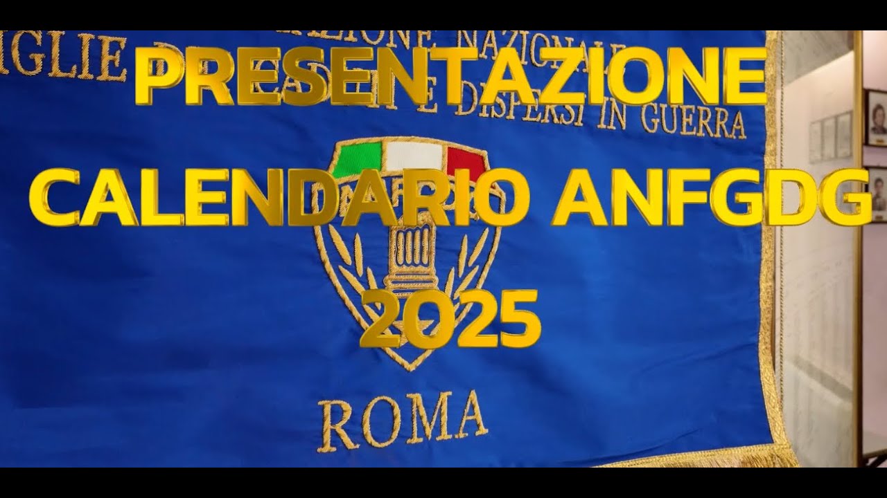 ANFCDG Video Presentazione calendario 2025 - 7 gennaio 2025