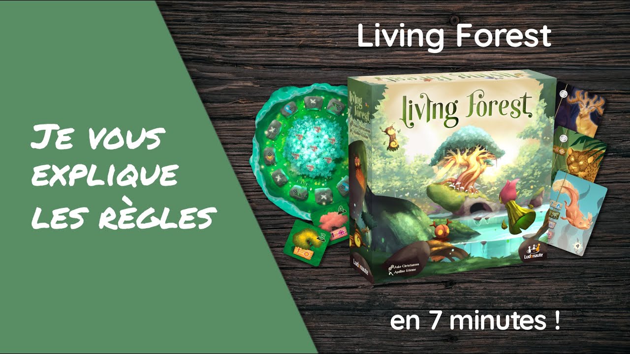 Je vous explique les règles du jeu LIVING FOREST en moins de 7 minutes!