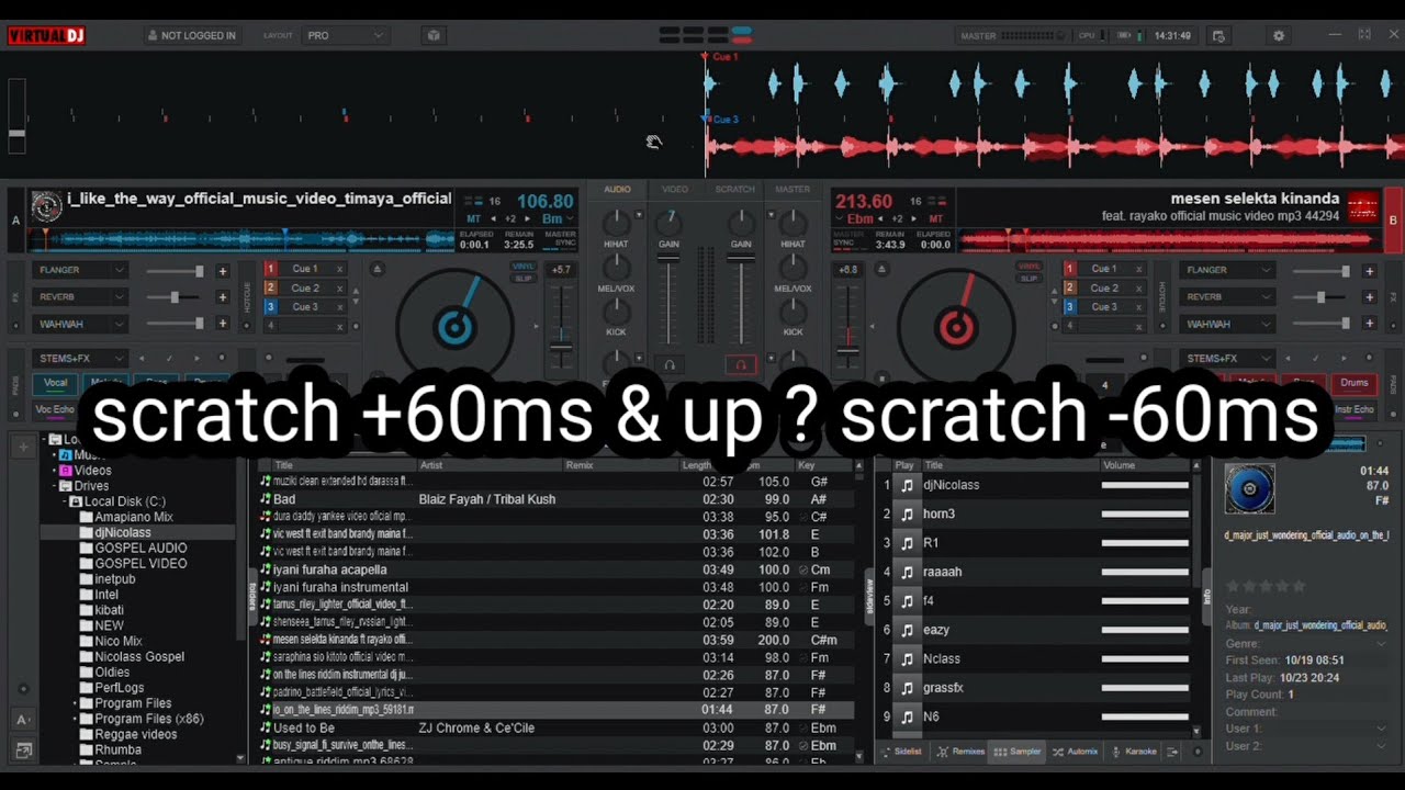 HOW TO SCRATCH WITH ONLY ONE KEY ON VIRTUAL DJ 2025 KEYBOARD SCRATCHING