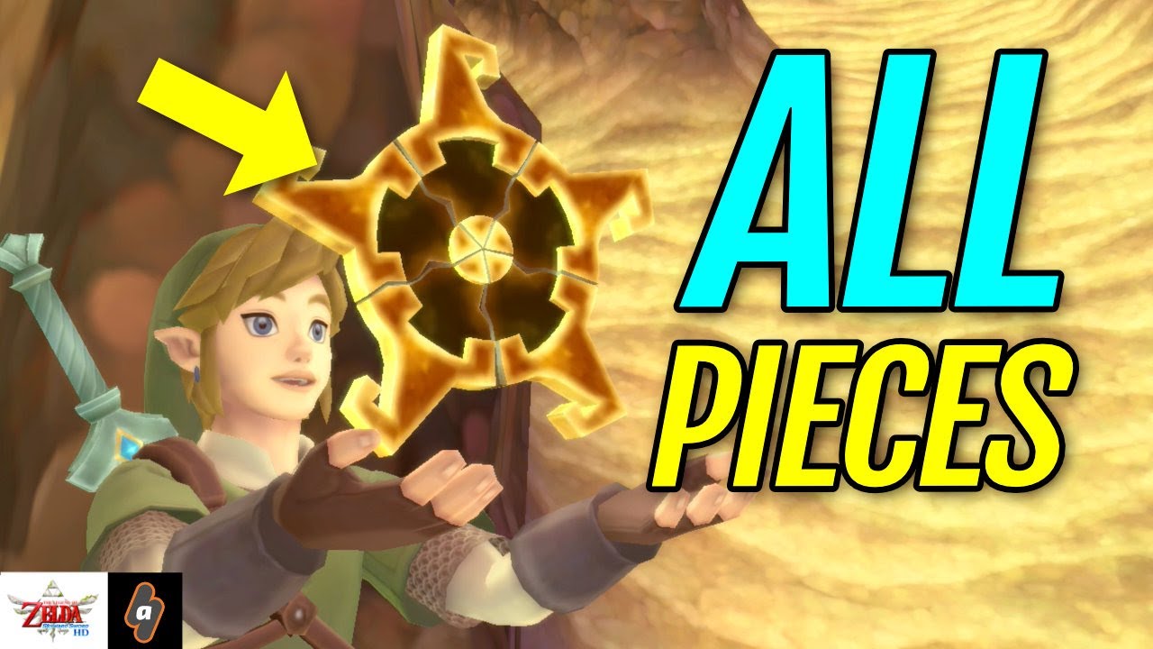 ALL Hidden Key Piece Locations on Eldin Volcano | The Legend of Zelda Skyward Sword HD