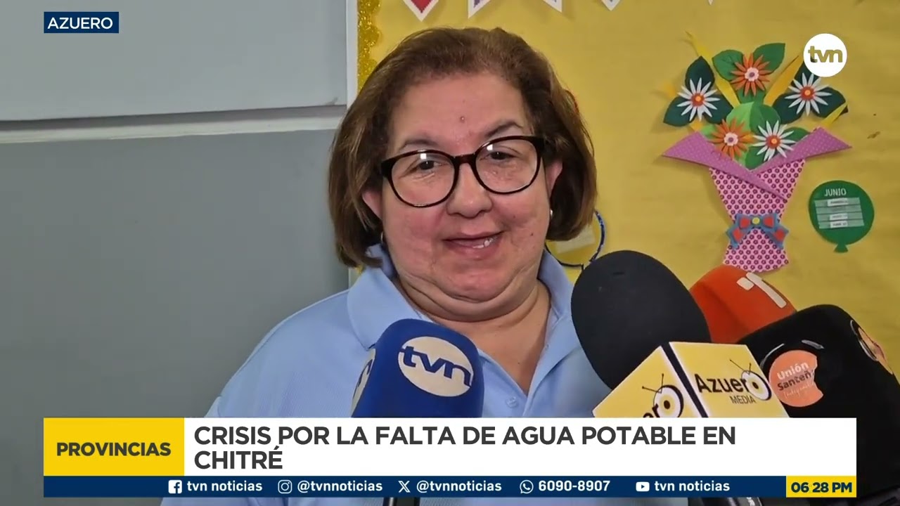 Residentes de Chitré se reúnen con director del Idaan para abordar crisis del agua