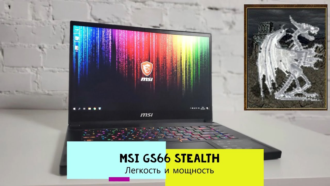 Дракон от MSI GS66 Stealth. ОБЗОР и ТЕСТ.