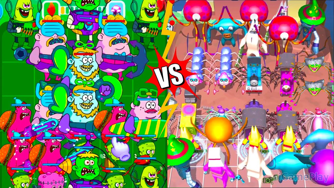 Merge Master Monster Battle Vs Ban Ban Fight Horror Garten , Merge Battle Gameplay
