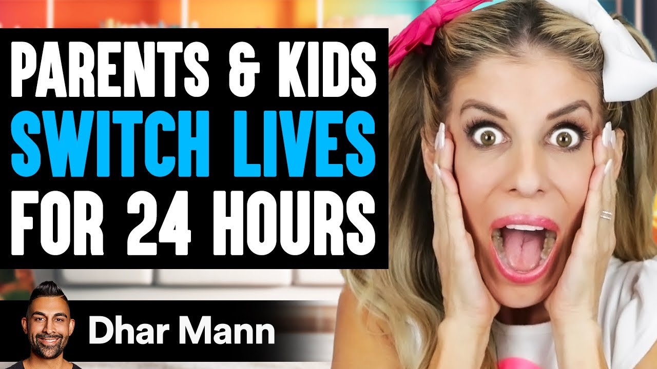 Parents & Kids SWITCH LIVES For 24 HOURS Ft. Rebecca Zamolo  | Dhar Mann