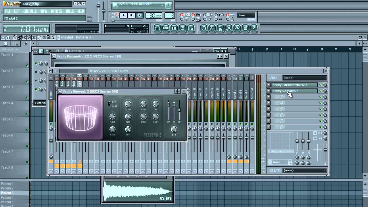 FL Studio: Dubstep Tutorial Part1 - Basic Drum Line