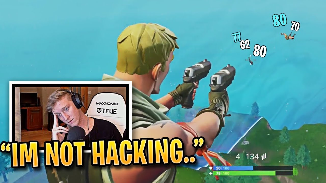 Tfue called out for aimbot after hitting these shots...