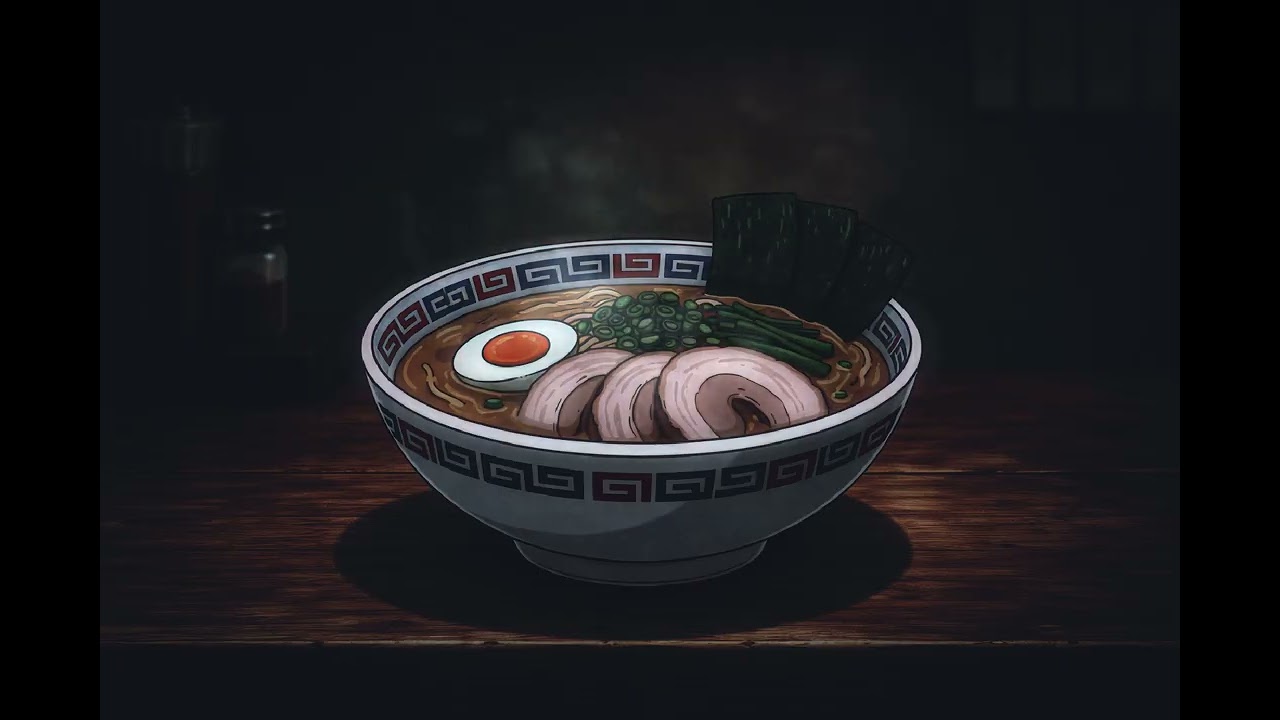 Last order🍜| late night counter ramen | quiet lofi for late work (1 hour)