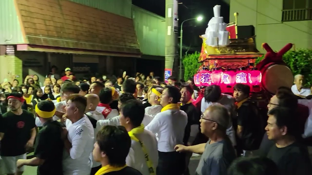お祭りハンター早良皇子～！令和５年！　　　【印南祭り宵宮～屋台押し～コンギ前】